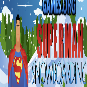 Superman-Snowboarding-No-Flash-Game