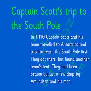 Captian Scott's Trip to the south pole