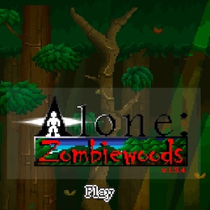 Alone Zombie woods